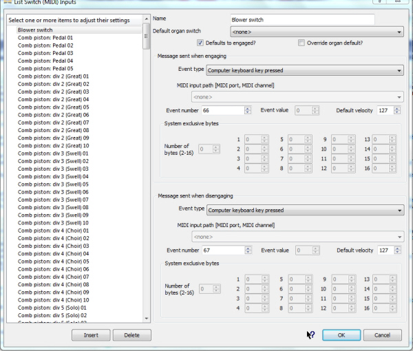Switch MIDI Inputs 1